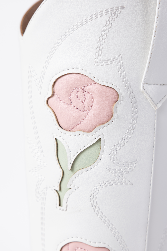 Willa Rose White Cowboy Boots SALE