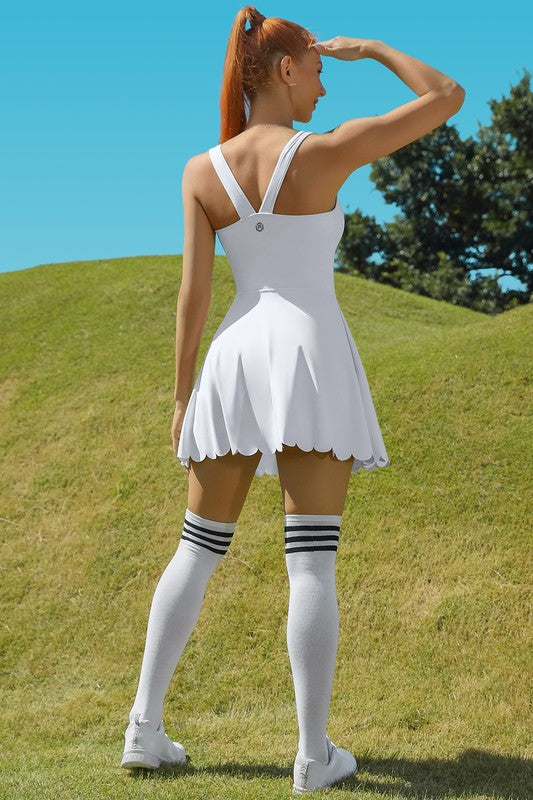Golf Tennis Dress with Shorts Pocket