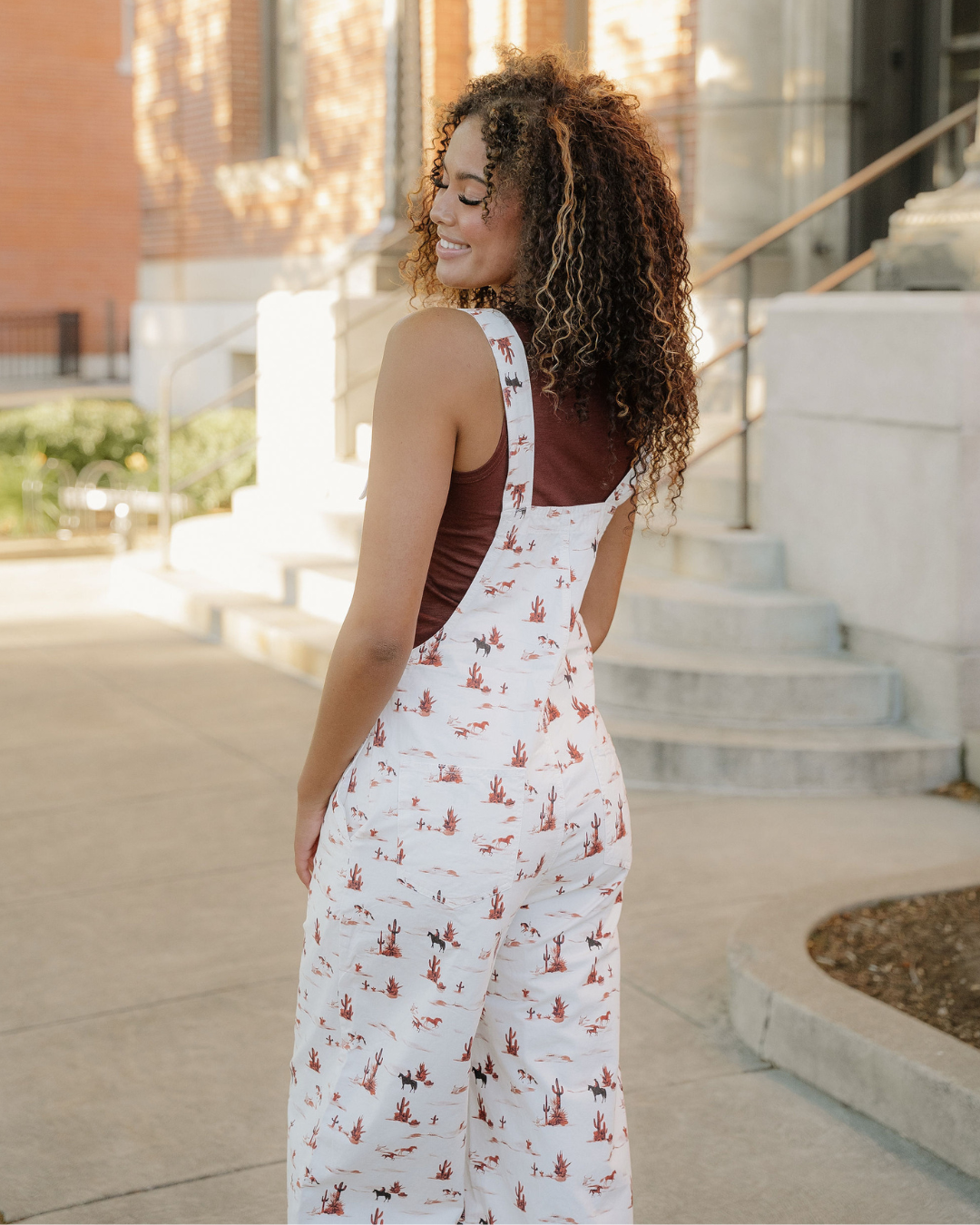 Ellison Adjustable Straps Loose Jumpsuit Dungarees