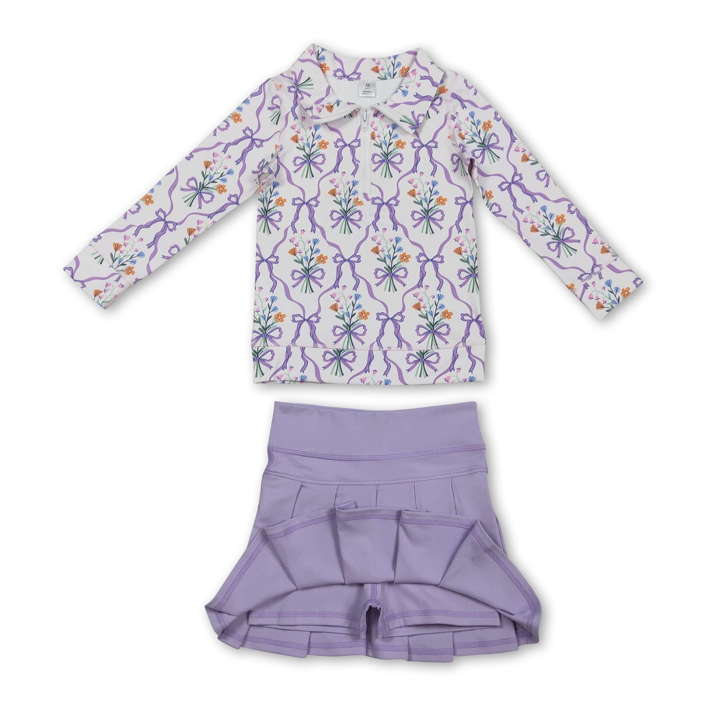 Floral Lavender Activewear Set