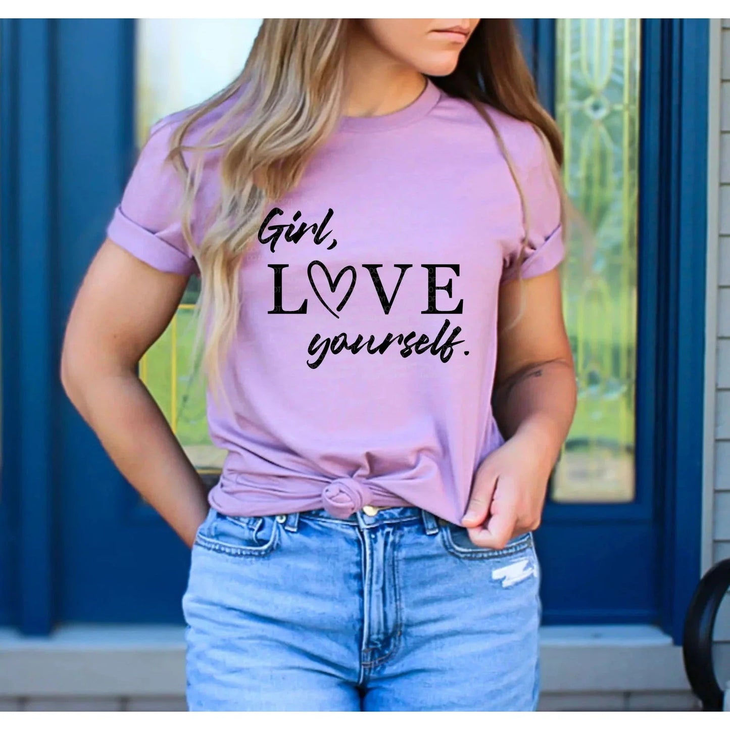 Girl Love Yourself Graphic tee