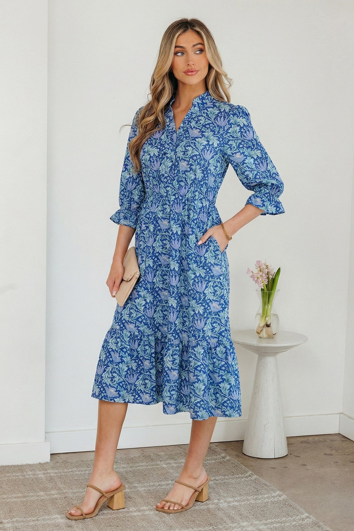 Parker V Neck Long Dress
