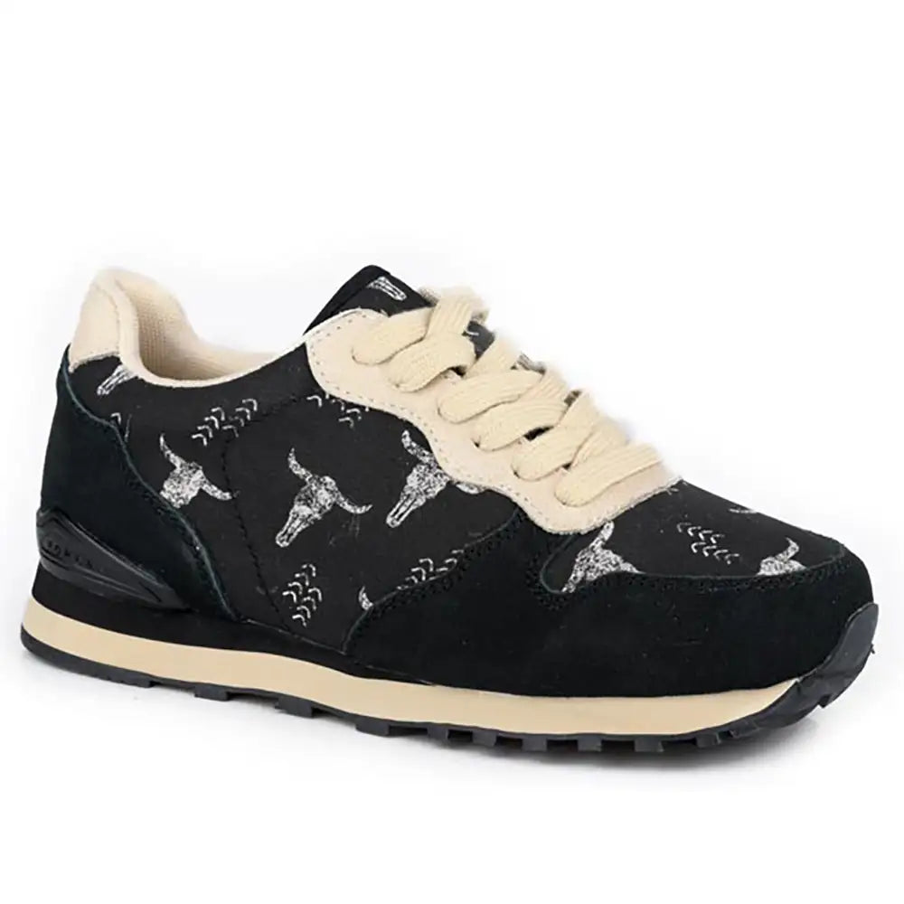 Lace Up Suede Leather Sneaker