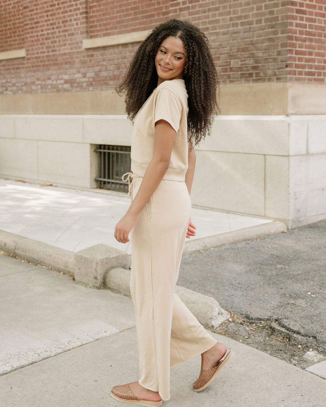 Lucy Wide Leg Pants 2pcs Outfit