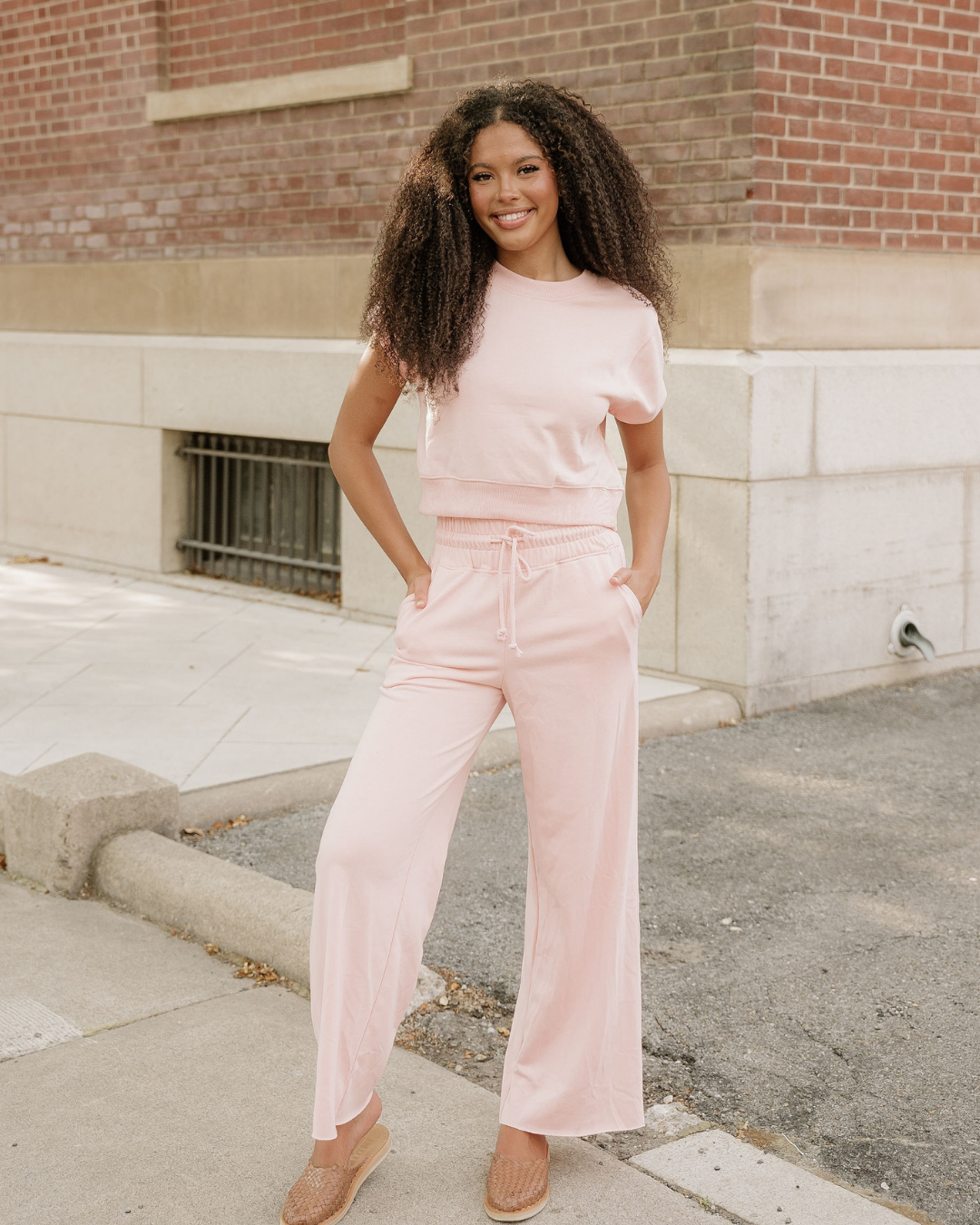 Lucy Wide Leg Pants 2pcs Outfit
