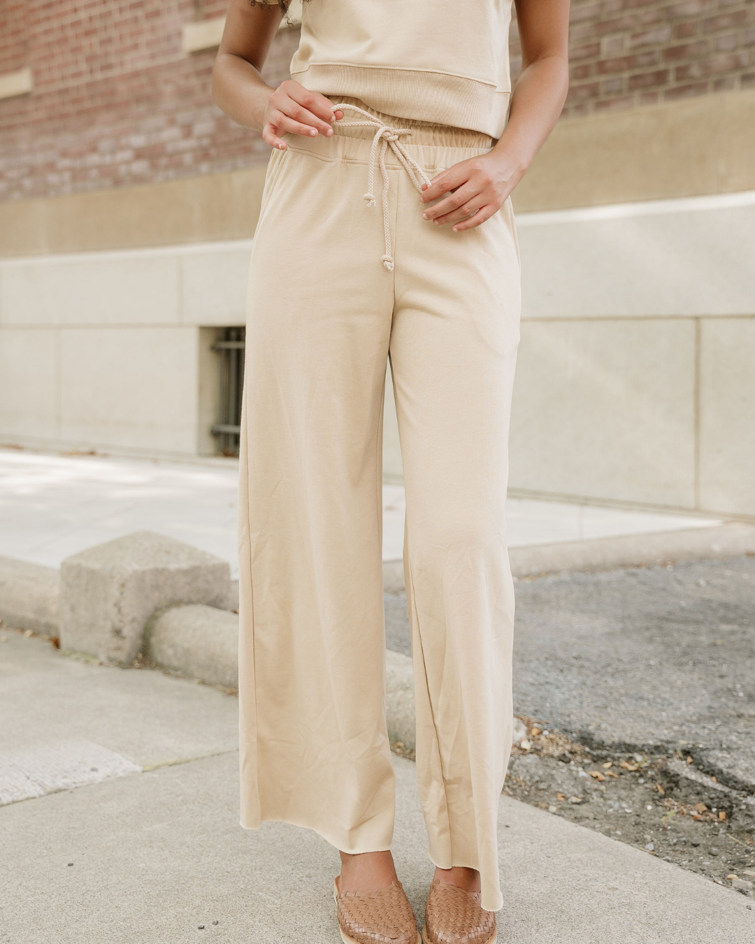 Lucy Wide Leg Pants 2pcs Outfit