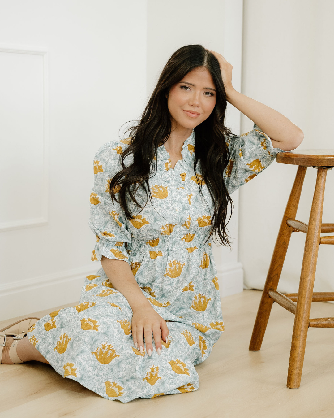 Parker V Neck Long Dress