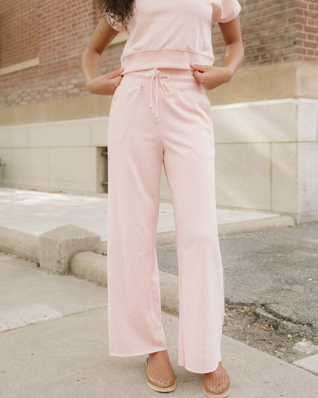 Lucy Wide Leg Pants 2pcs Outfit