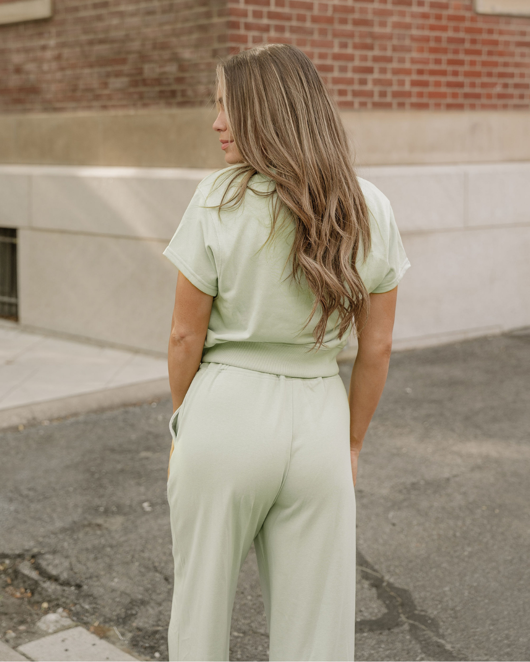 Lucy Wide Leg Pants 2pcs Outfit