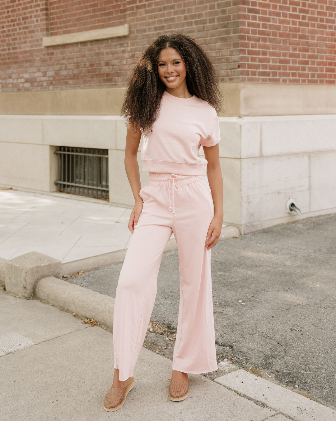 Lucy Wide Leg Pants 2pcs Outfit