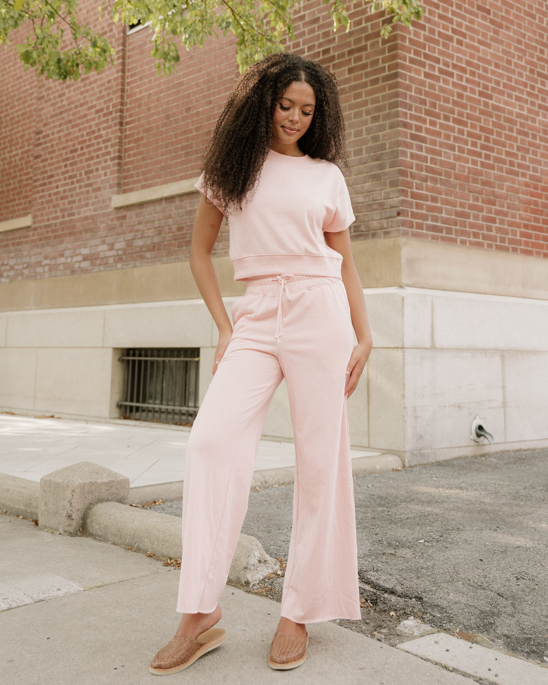 Lucy Wide Leg Pants 2pcs Outfit