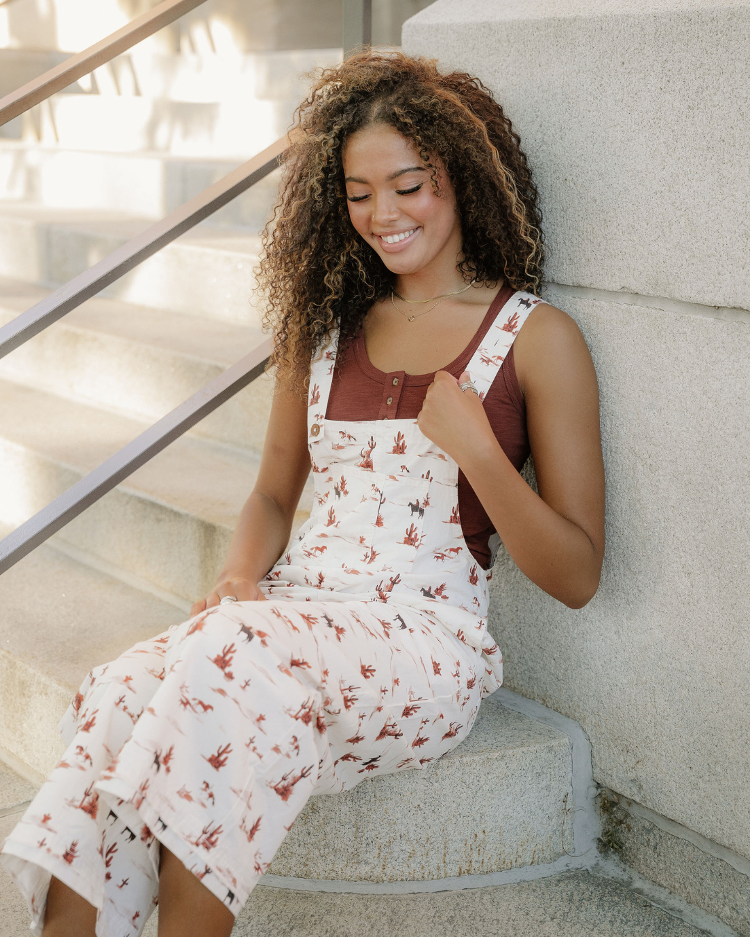 Ellison Adjustable Straps Loose Jumpsuit Dungarees
