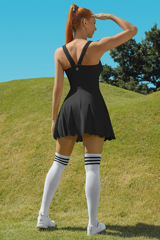 Golf Tennis Dress with Shorts Pocket