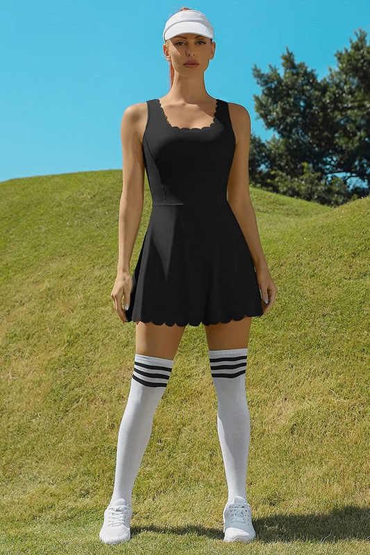 Golf Tennis Dress with Shorts Pocket