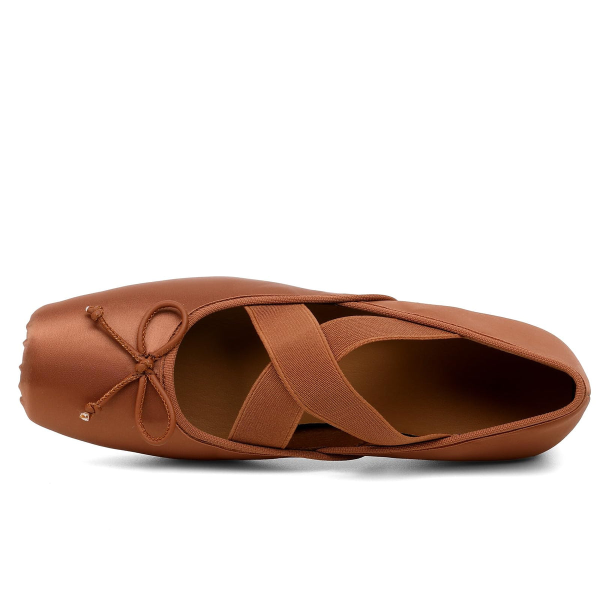 Ballet Flats Square Toe Criss Cross Straps