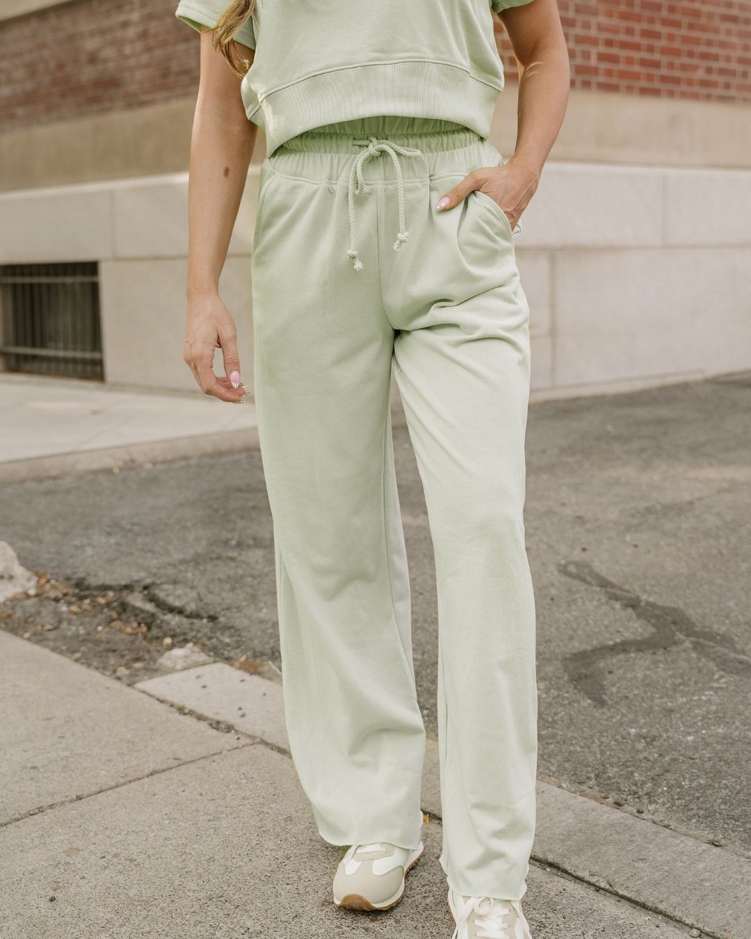 Lucy Wide Leg Pants 2pcs Outfit