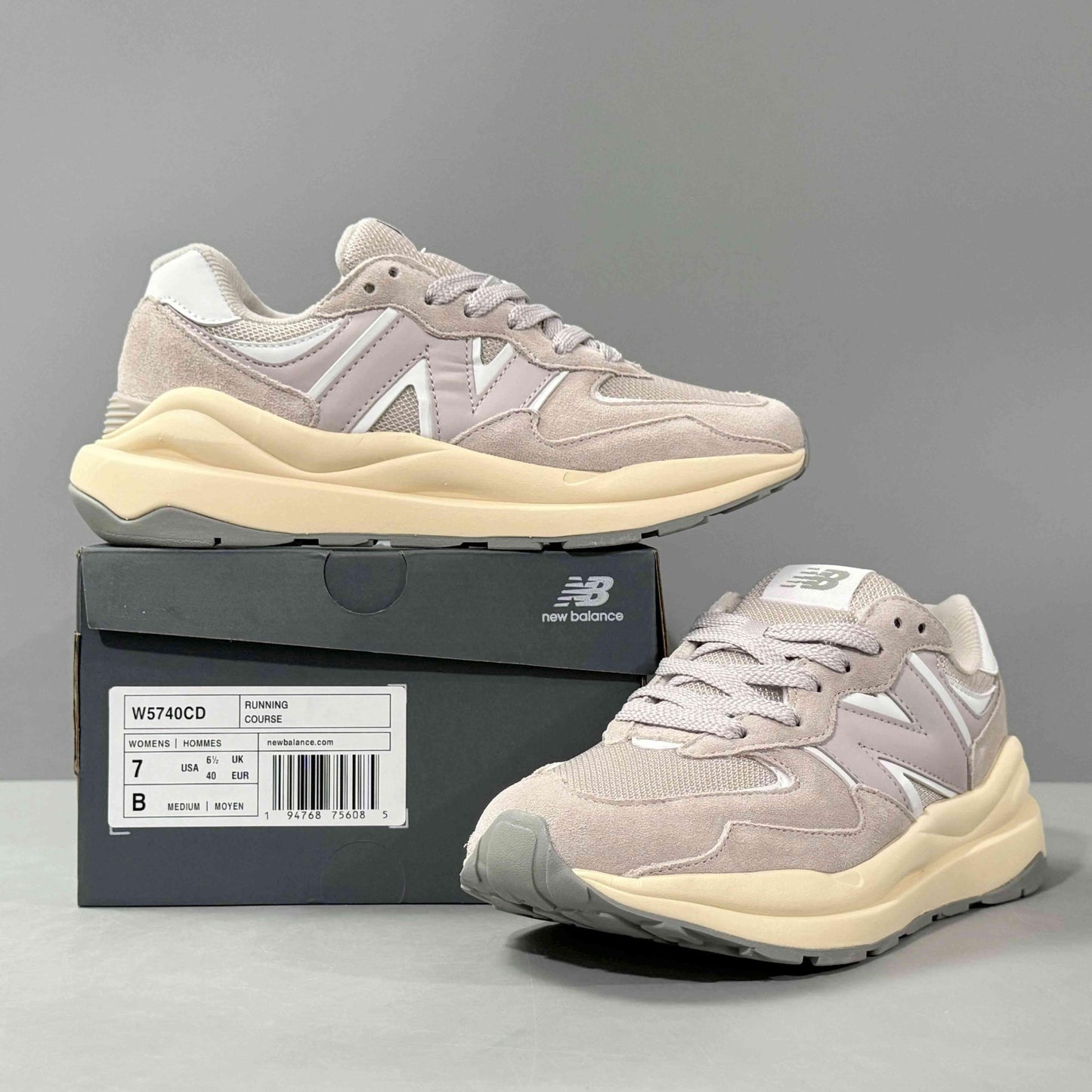 New Balance 57/40 Logwood Team Cream