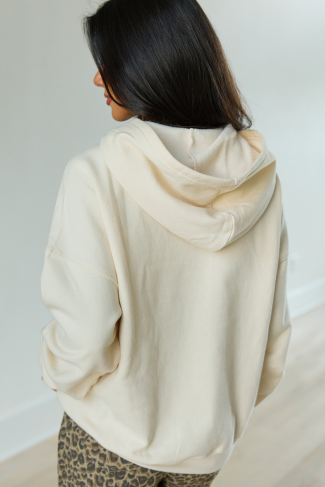 Teacher Retro Cream Graphic Hoodie