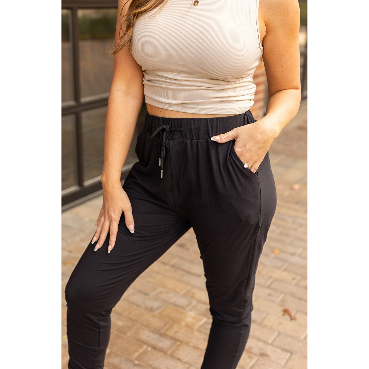 The Reagan - Black Joggers