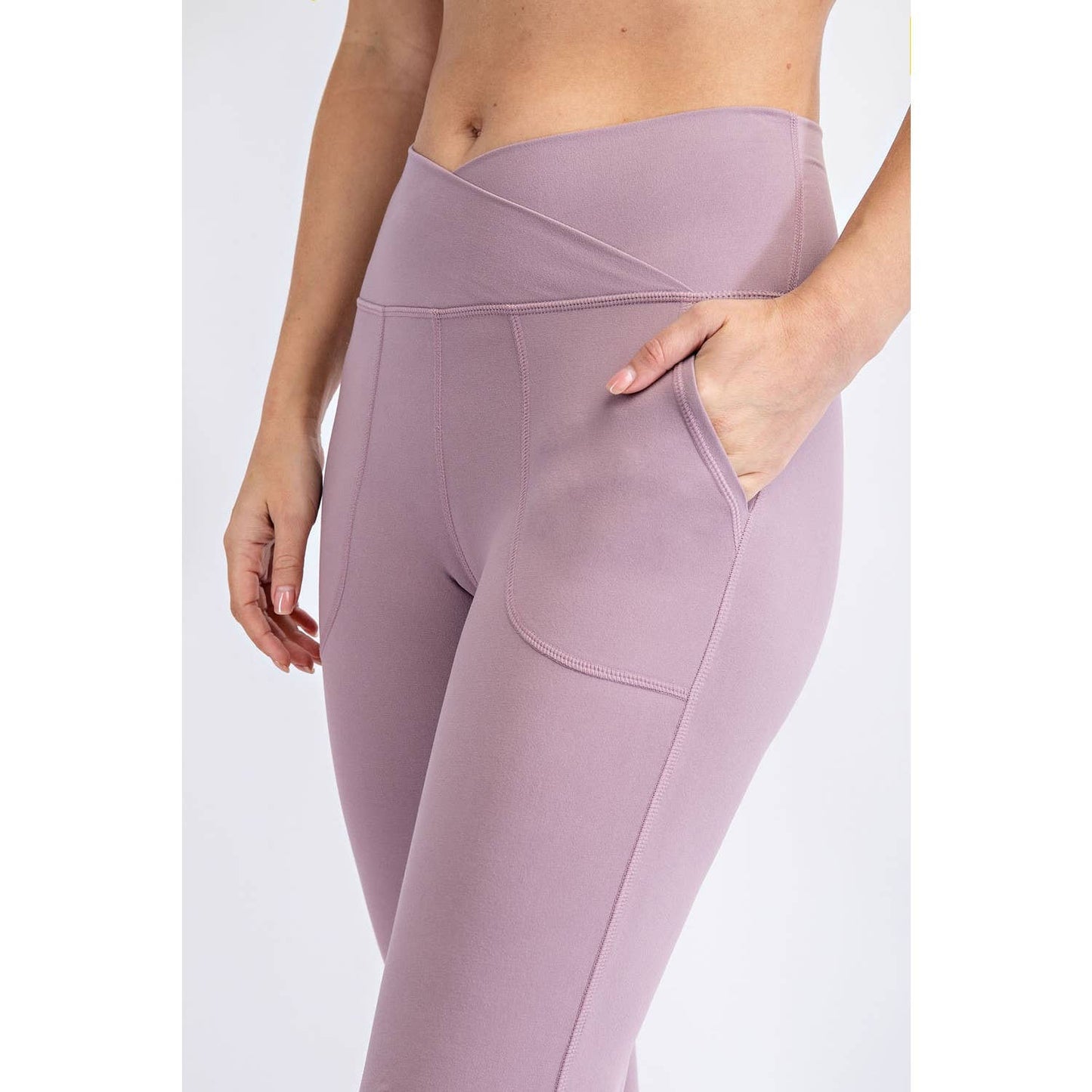 Flared Yoga Pants With Pockets