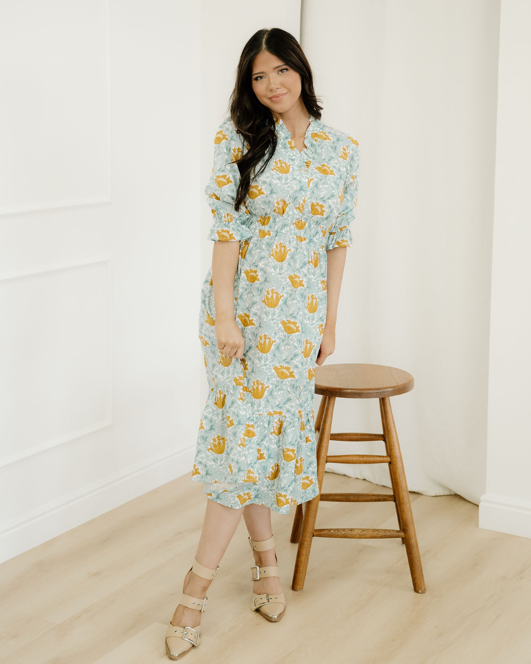Parker V Neck Long Dress