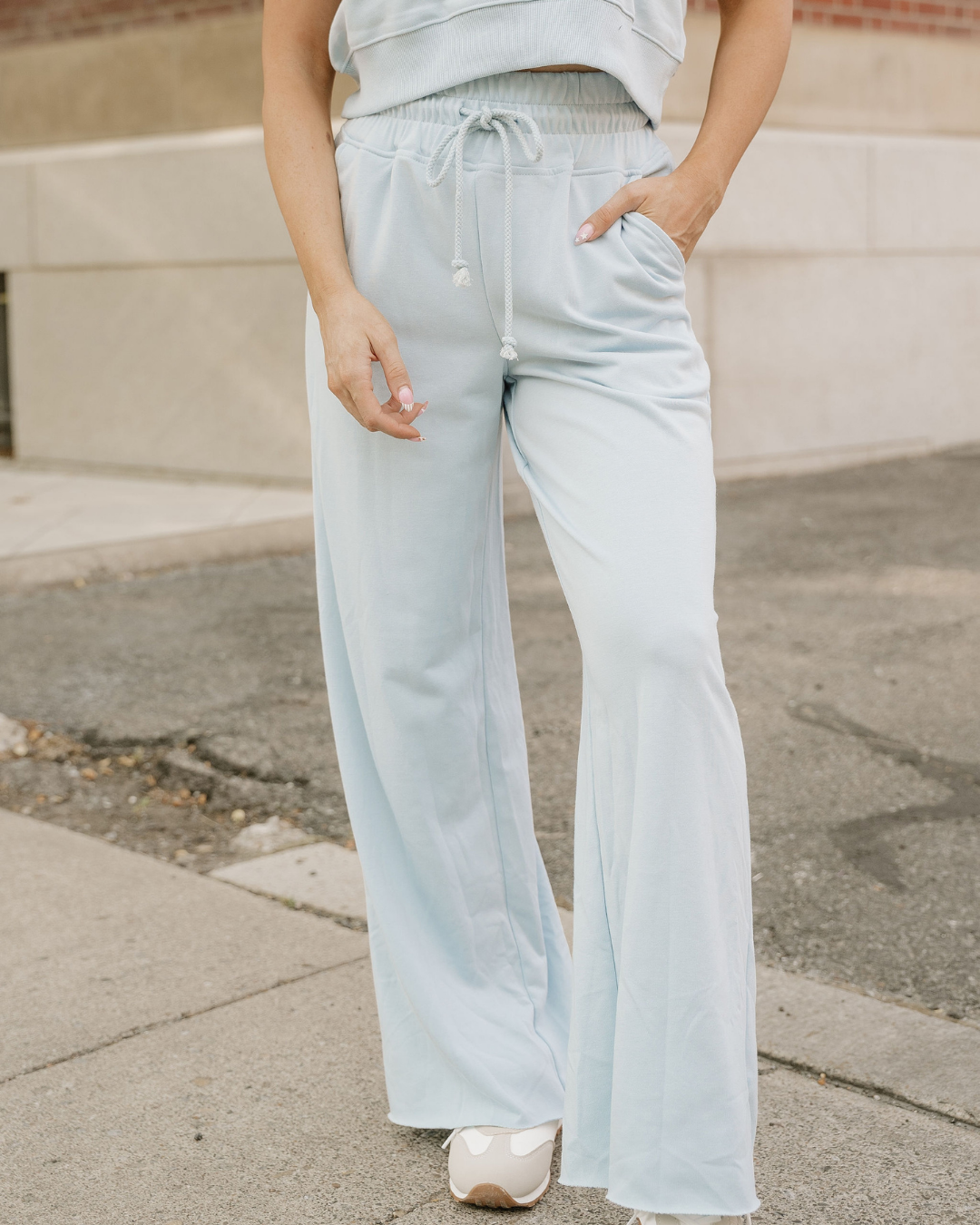 Lucy Wide Leg Pants 2pcs Outfit