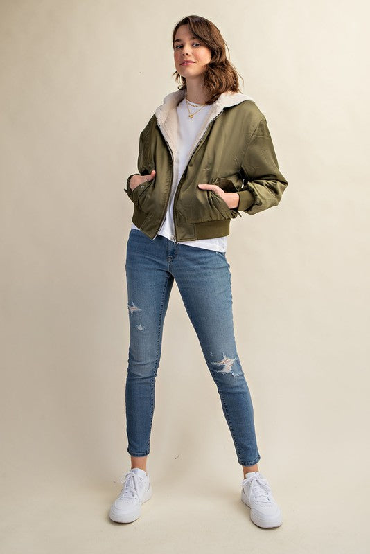 Reversible Bomber Jacket