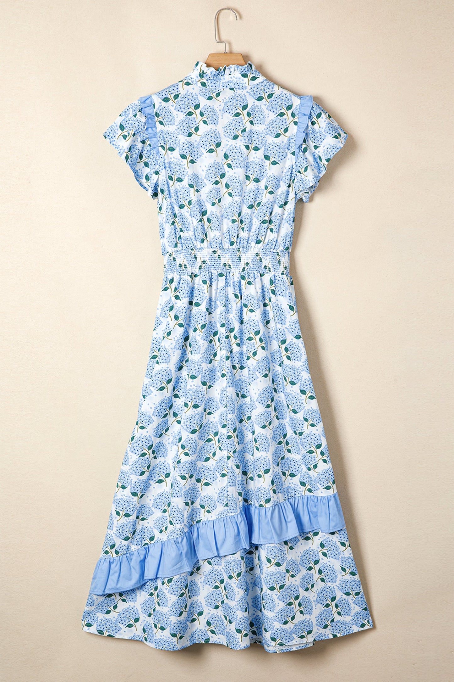 Eileen Flutter Sleeve Long Dress