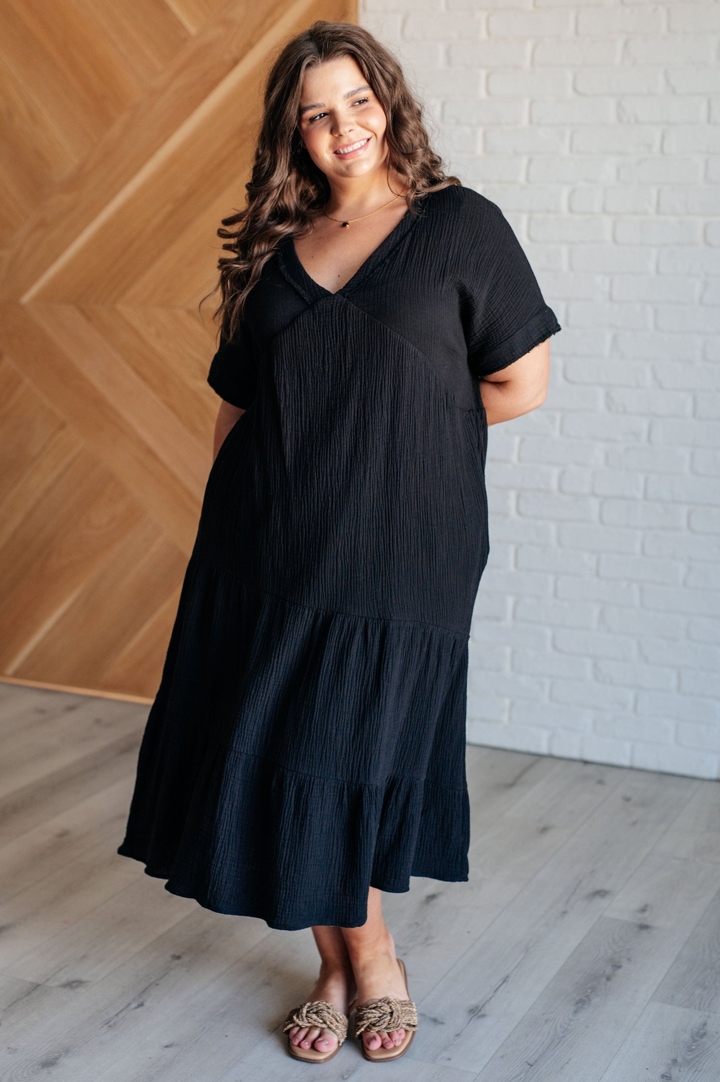 Sometimes I'm Modest Dress in Black