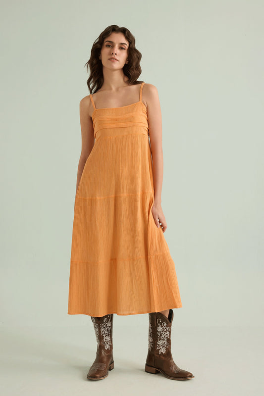 Olivia's Dream Dress Cotton In Orange