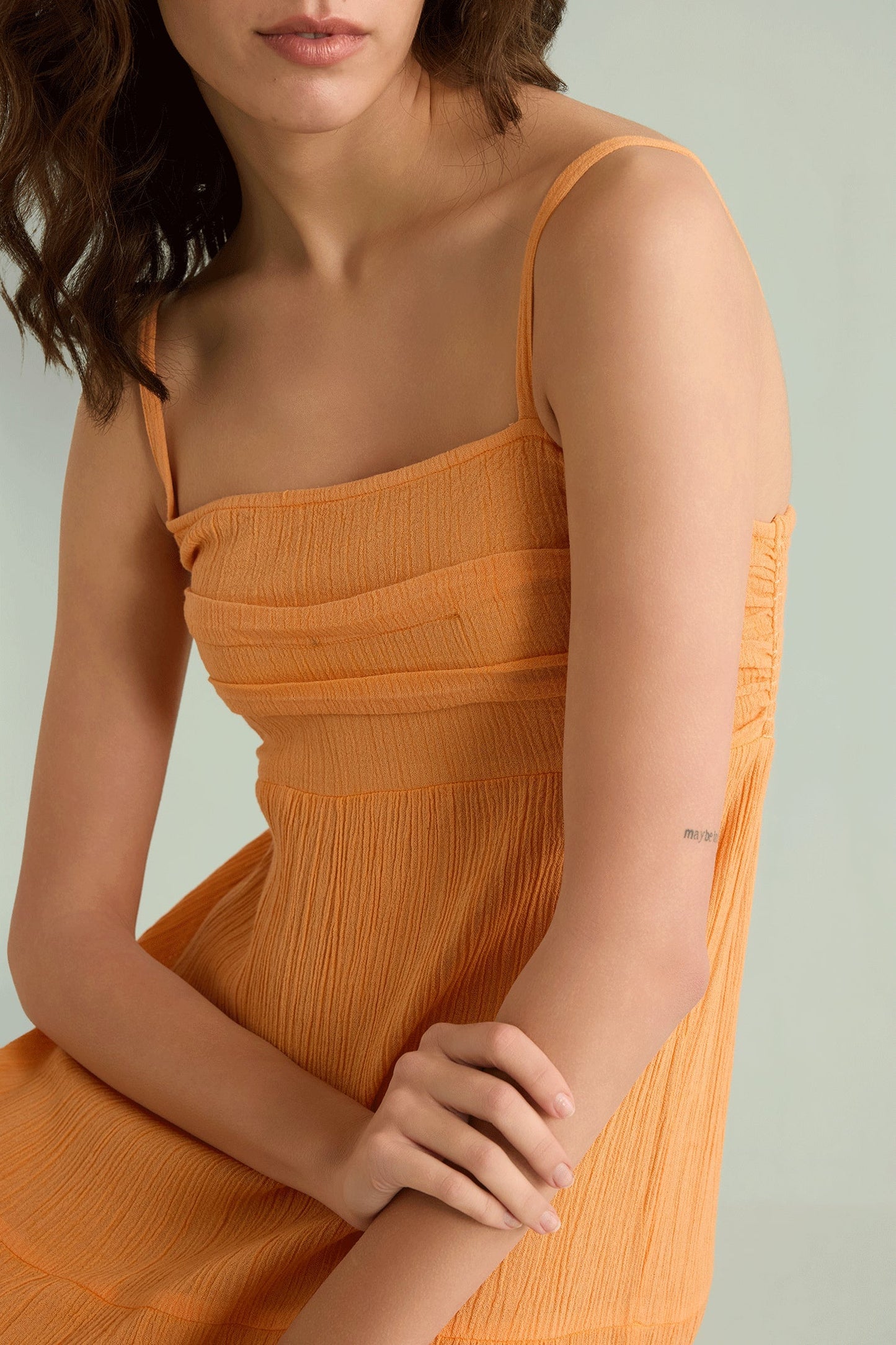 Olivia's Dream Dress Cotton In Orange