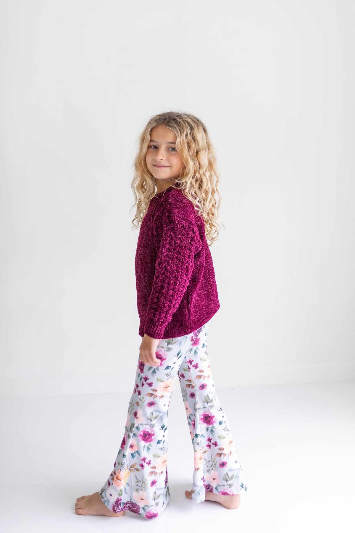 Plum Floral Sage Set
