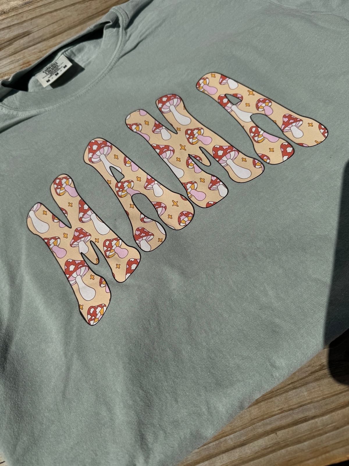 Mushroom Mama Comfort Colors Tee — Bay