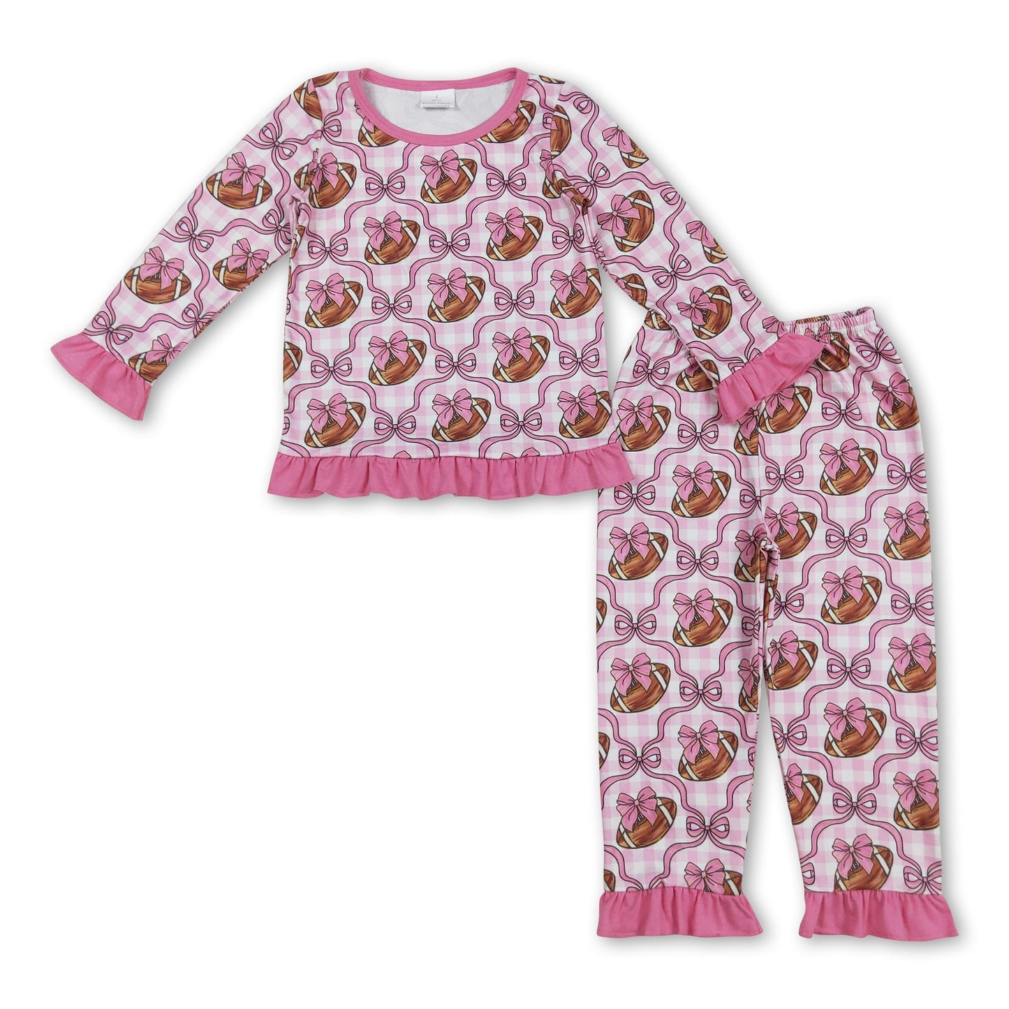 Ruffle Football Jammies