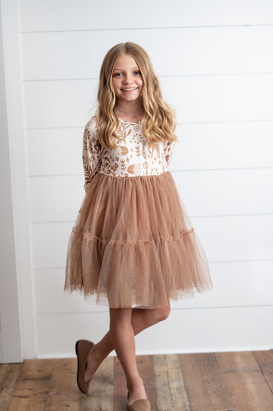 Woodland Deer Tulle Dress