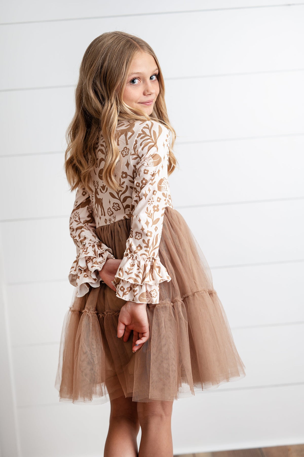 Woodland Deer Tulle Dress