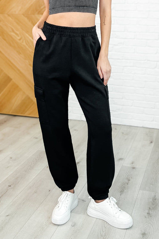 Jog and Snog Joggers in Black