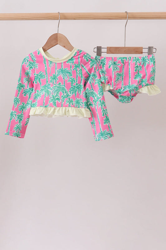 Palm Tree UPF Rashguard Set
