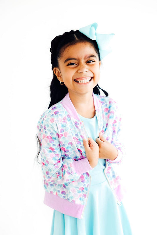 Mermaid Scales Satin Jacket