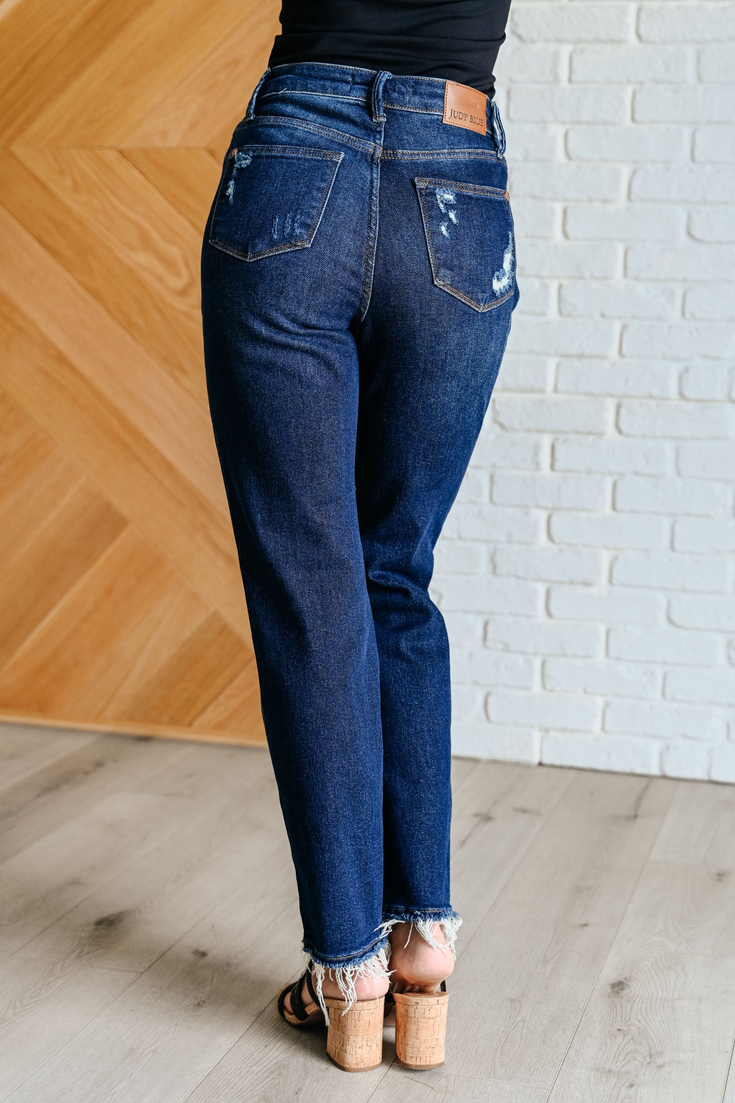 The Perfect Fit High Rise Straight Jeans