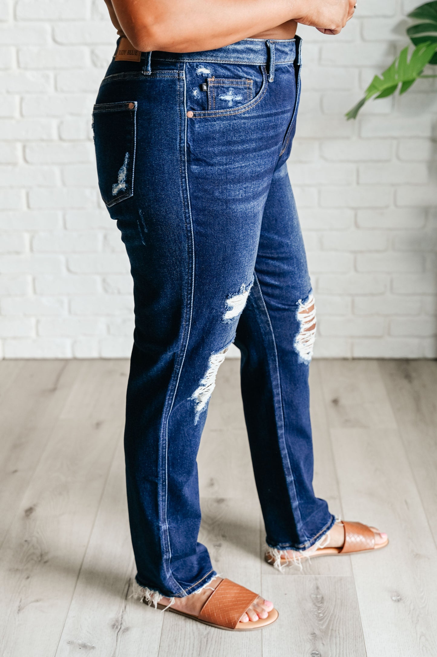 The Perfect Fit High Rise Straight Jeans