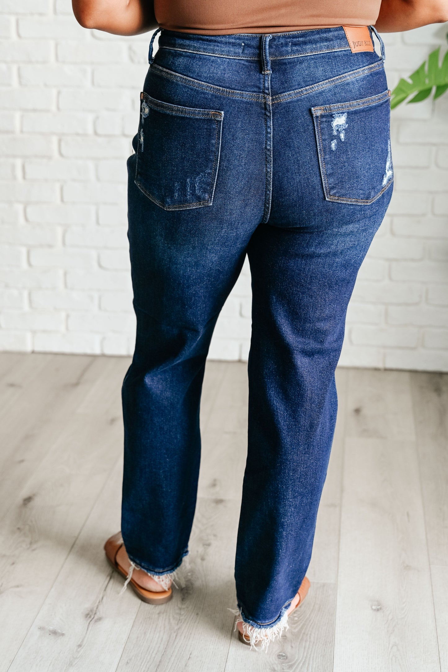 The Perfect Fit High Rise Straight Jeans