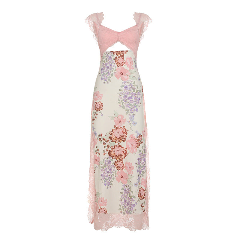 Cutout Sling Dress Beach Dress
