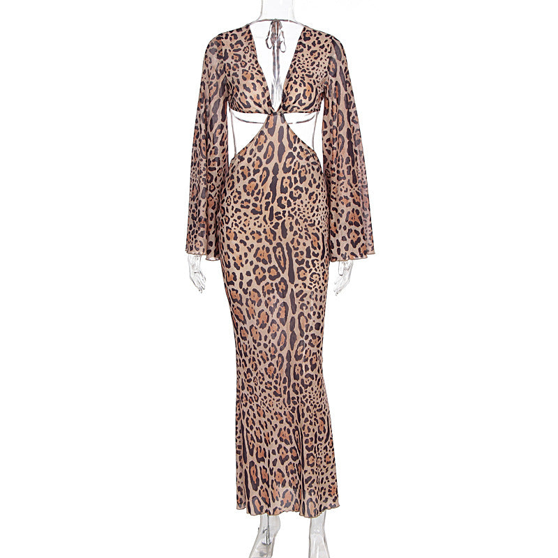 Hollow Out Cutout out Long Sleeve Dress
