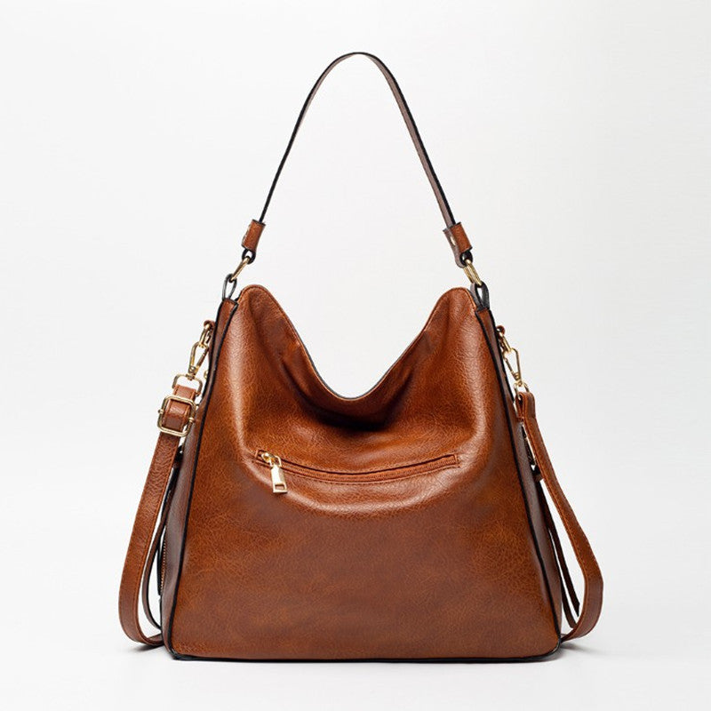 Vegan Leather Hobo Handbag