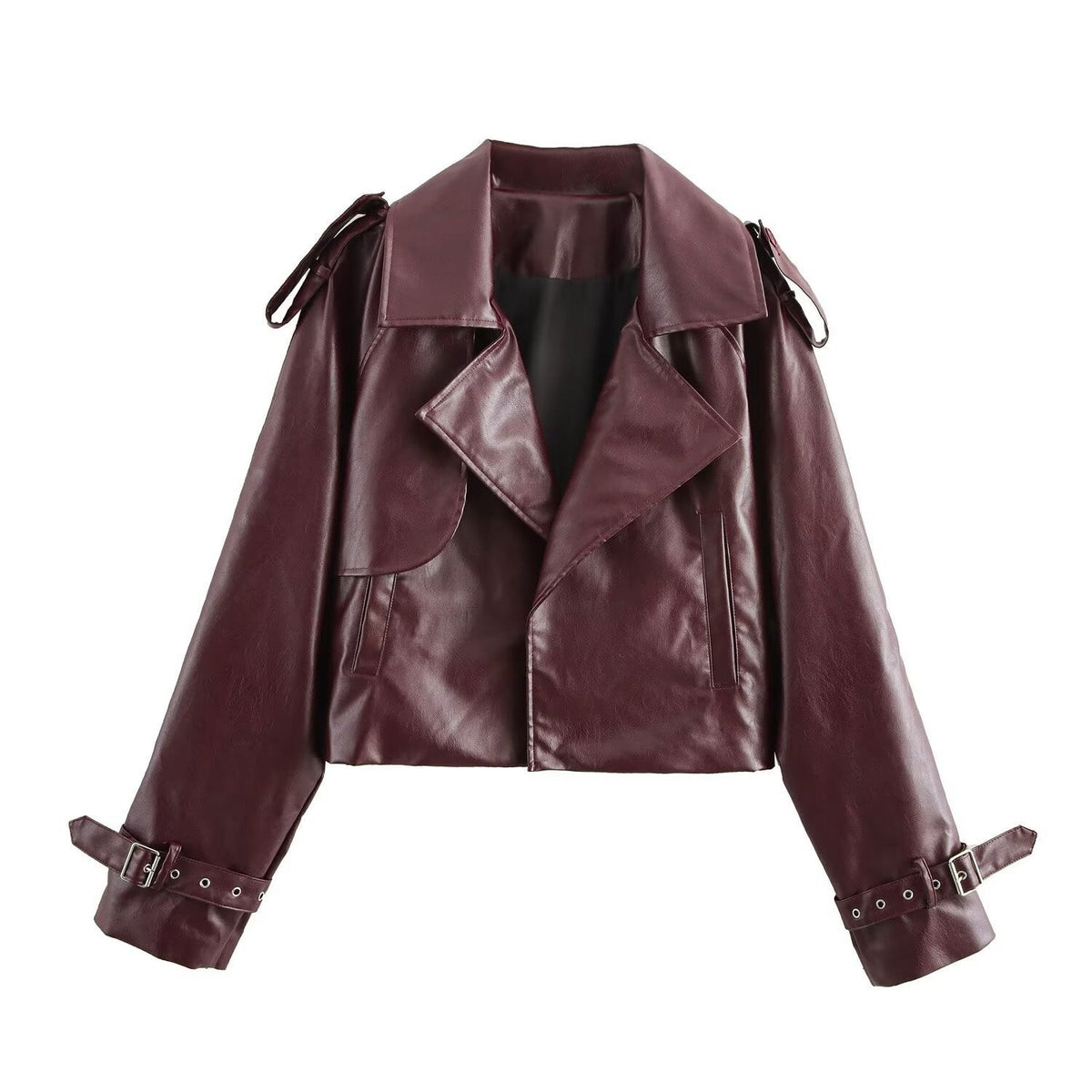 Faux Leather Moto