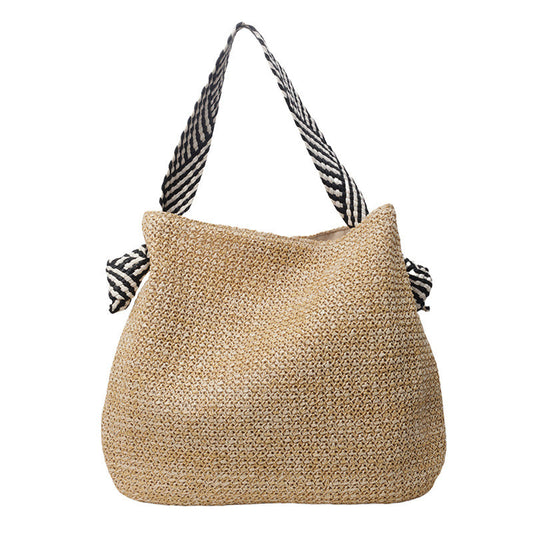 Large Woven Straw Tote