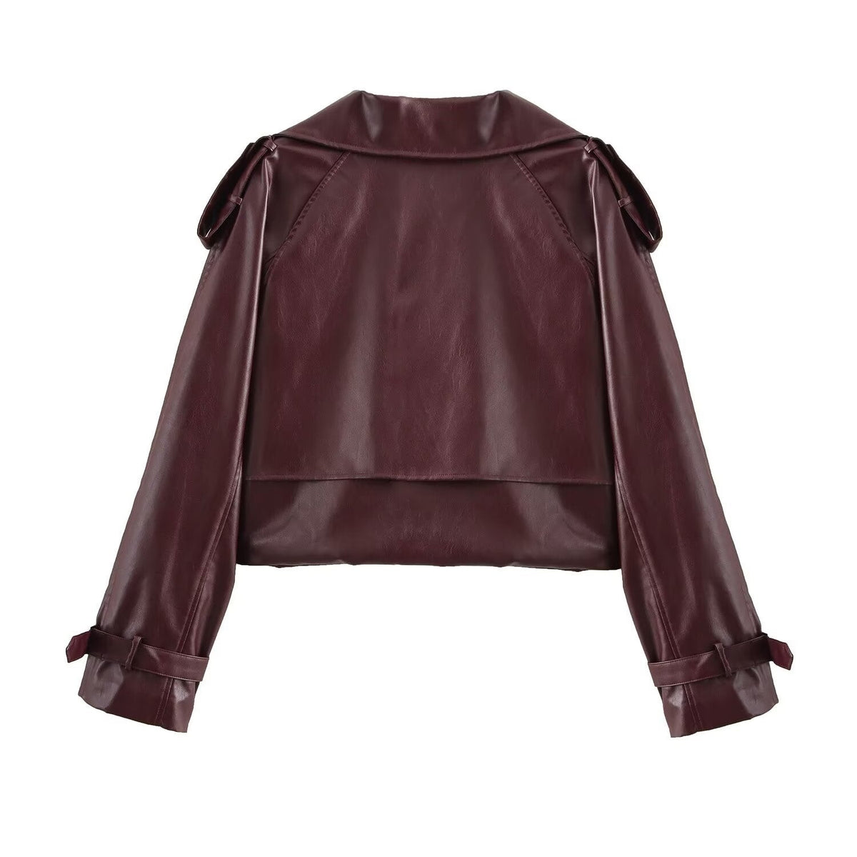 Faux Leather Moto