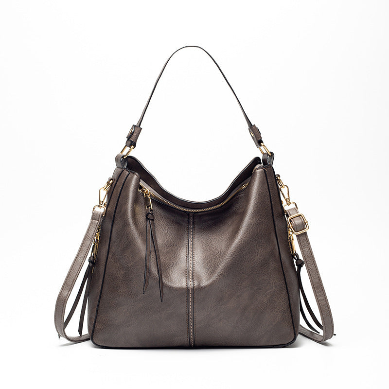 Vegan Leather Hobo Handbag