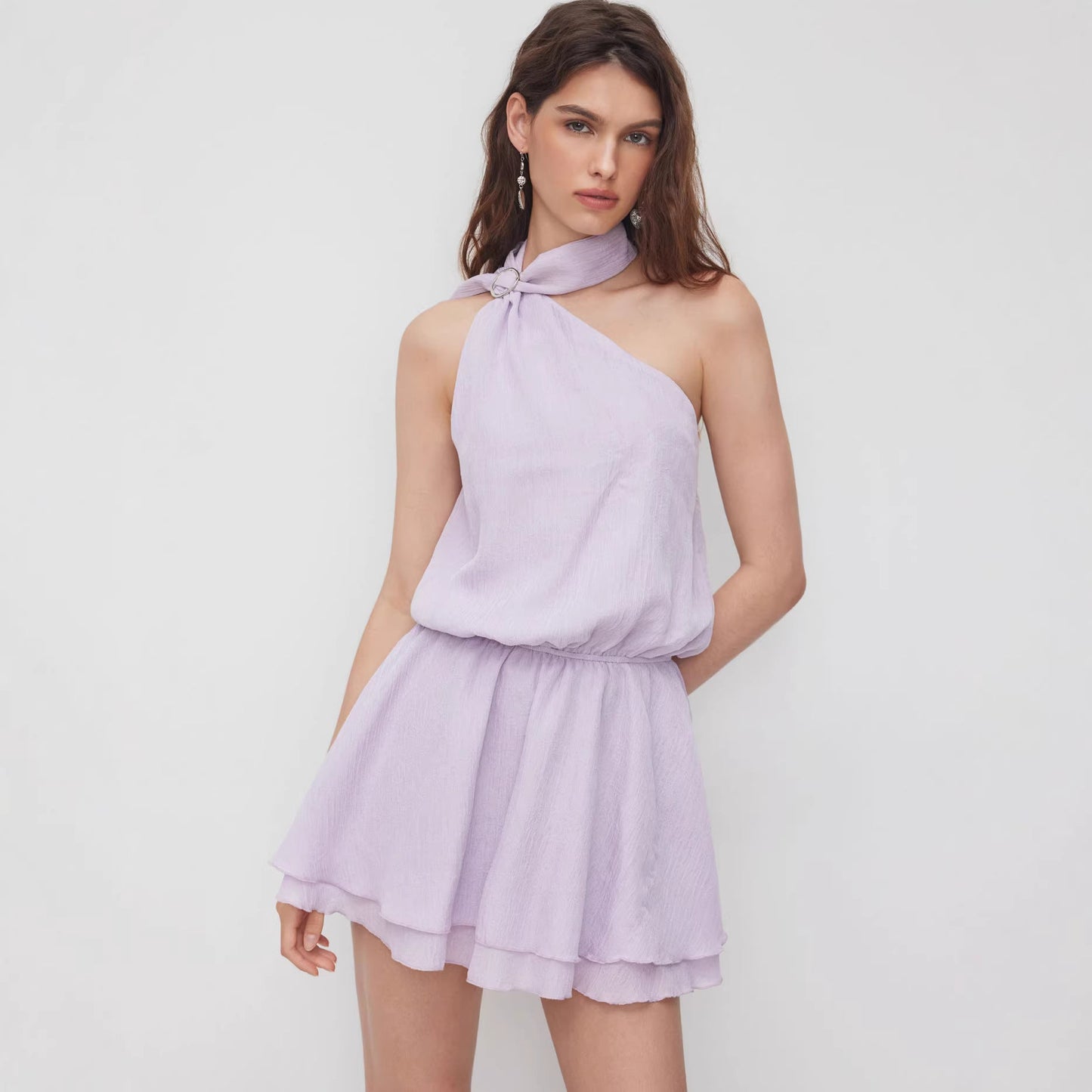 Strapless Lavender Dress